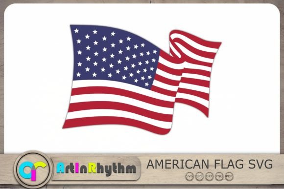 American Flag Svg, Graphics & Crafts