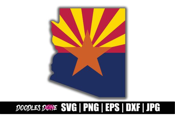 Arizona Flag SVG for Graphics and Crafts