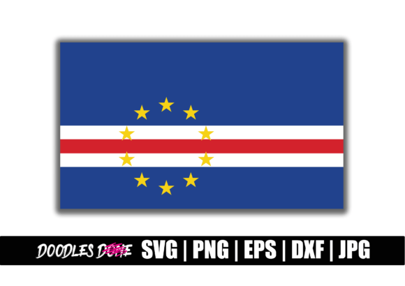Cape Verde Flag SVG: Graphics for Crafts and Content
