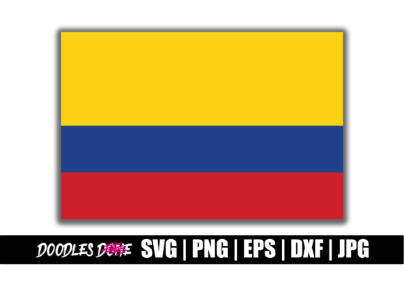 Colombia Flag SVG: Graphics for Crafts and Content