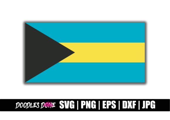 Graphics and Crafts: Bahamas Flag SVG