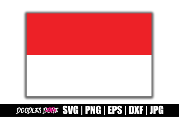 Indonesia Flag SVG: Graphics and Crafts in One