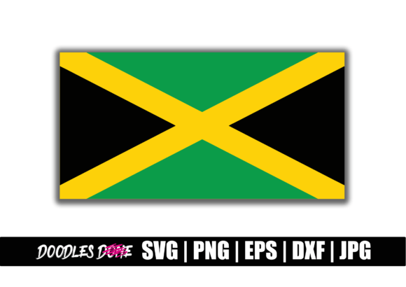Jamaica Flag SVG: Graphics and Crafts for Real Publishing