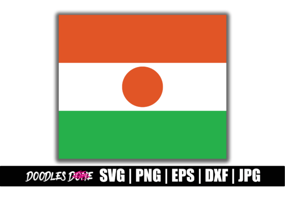 Niger Flag SVG for Graphics and Crafts