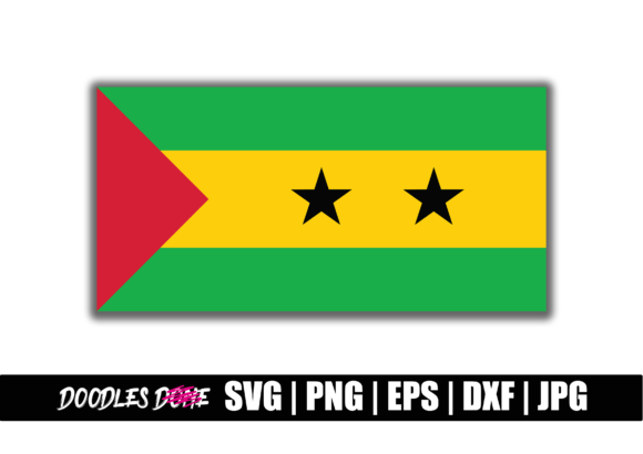Sao Tome and Principe Flag SVG: Graphics and Crafts