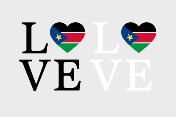 South Sudan Flag SVG for Crafts and Graphics